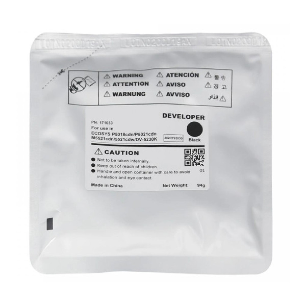 Девелопер Kyocera Ecosys P5021, DV-5230K 94г, black, 302R793030 CET (CET171033)