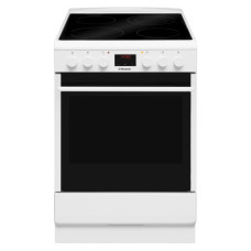 Плита Hansa електрична склокерамічна, 65л, 50x60см, дисплей, конвекція, білий