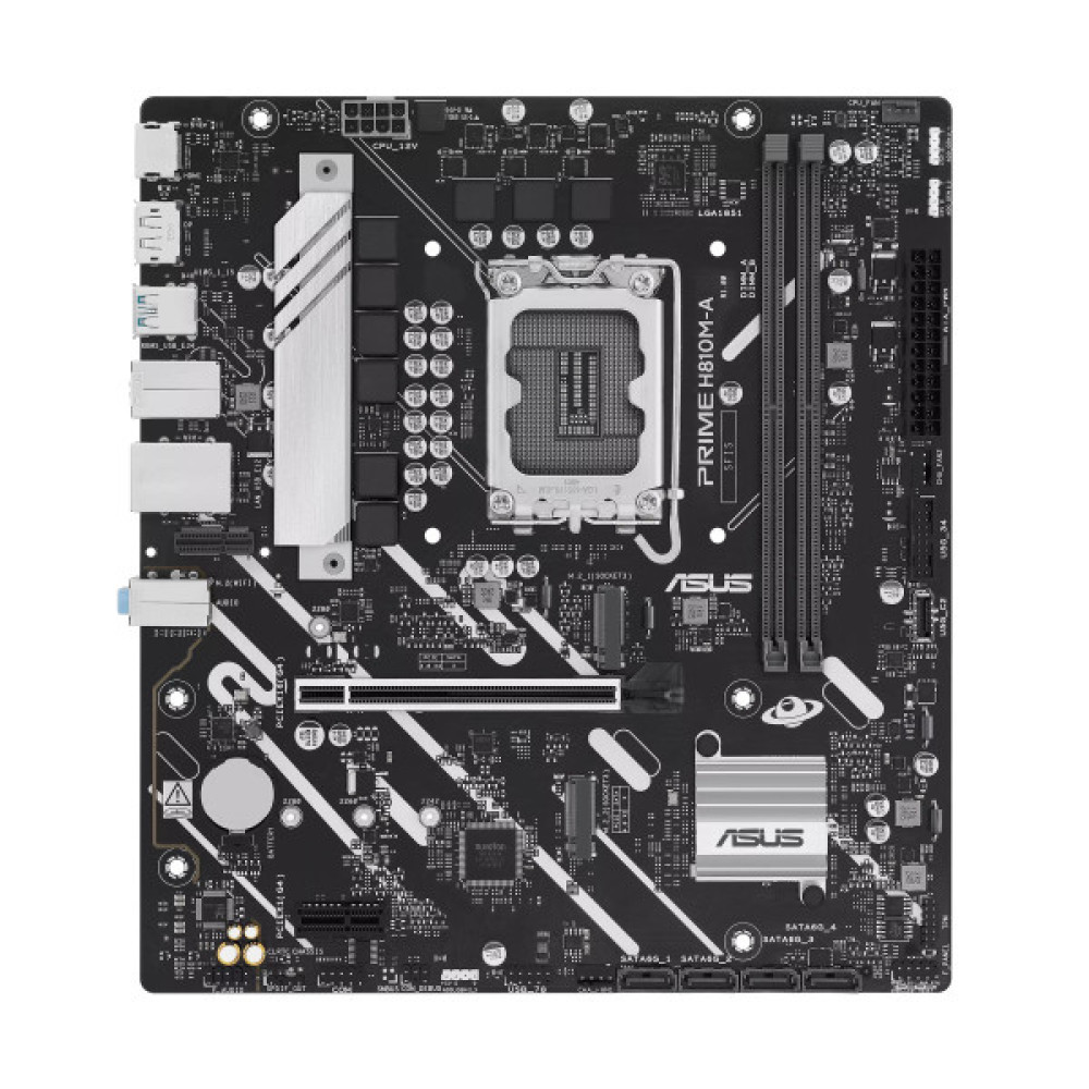 Материнcька плата ASUS PRIME H810M-A-CSM s1851 H810 2xDDR5 M.2 HDMI DP ATX
