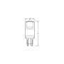 Лампочка Osram LEDPIN40 3,8W/840 230V CL G9 FS1 (4058075432420) Лампочка Osram LEDPIN40 3,8W/840 230V CL G9 FS1 (4058075432420)