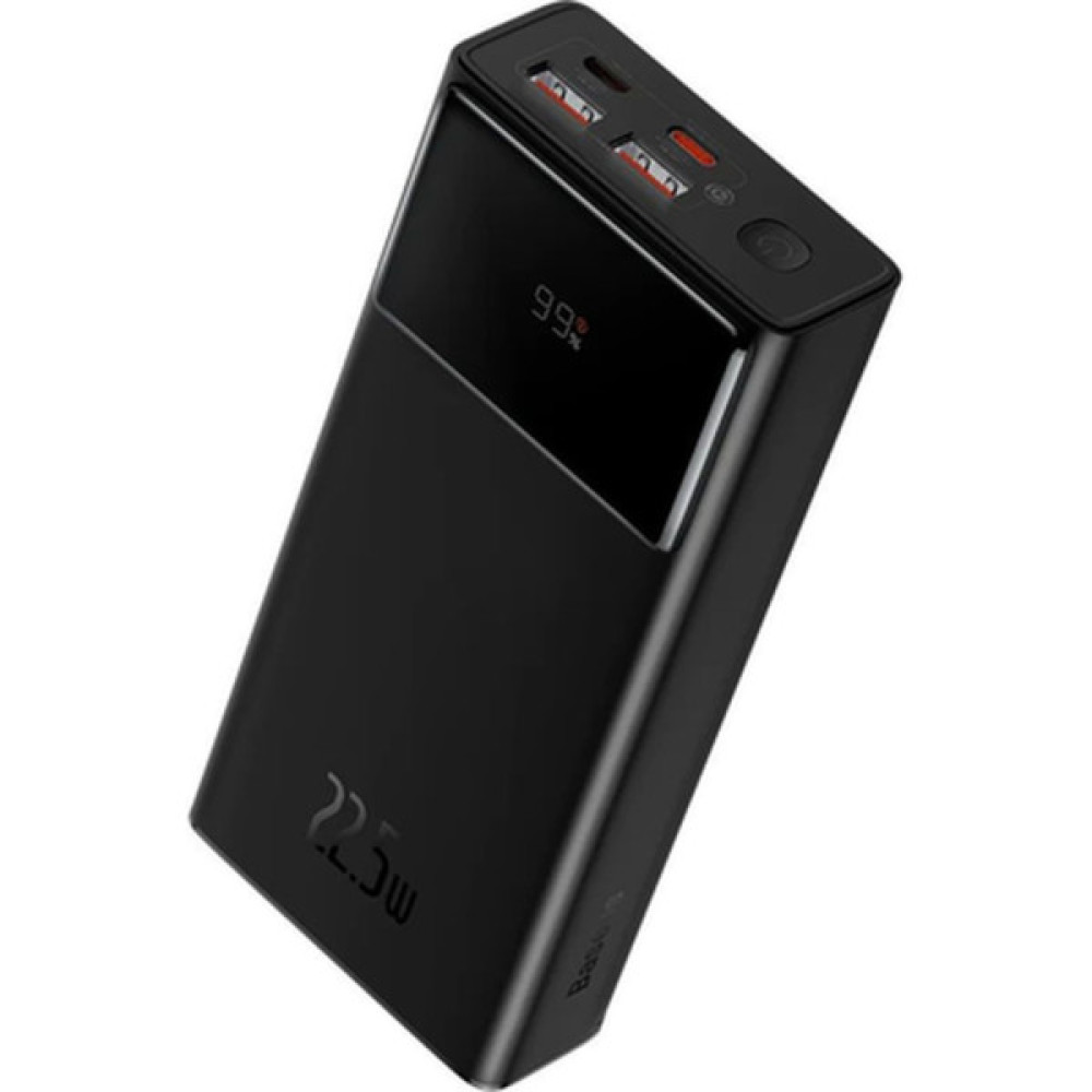 Батарея універсальна Baseus Star Lord Display 30000mAh 22.5W QC/3.0 PD/3.0 Black (PPXJ080101)