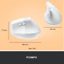 Мишка Logitech Lift Vertical Ergonomic Wireless/Bluetooth White (910-006475) Мишка Logitech Lift Vertical Ergonomic Wireless/Bluetooth White (910-006475)