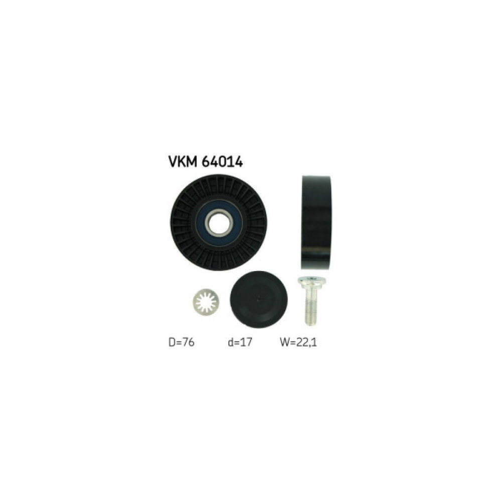 Ролик натягувача ременя SKF VKM 64014 Ролик натягувача ременя SKF VKM 64014