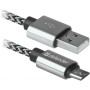 Дата кабель USB 2.0 AM to Micro 5P 1.0m USB08-03T PRO Defender (87815) Дата кабель USB 2.0 AM to Micro 5P 1.0m USB08-03T PRO Defender (87815)