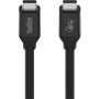 Дата кабель USB-C to USB-C 0.8m USB4 40Gbps 100W Black Belkin (INZ001BT0.8MBK) Дата кабель USB-C to USB-C 0.8m USB4 40Gbps 100W Black Belkin (INZ001BT0.8MBK)