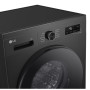 Пральна машина LG фронтальна, 9кг, 1400, A, 55см, дисплей, пара, інвертор, чорний