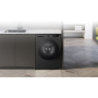 Пральна машина LG фронтальна, 9кг, 1400, A, 55см, дисплей, пара, інвертор, чорний