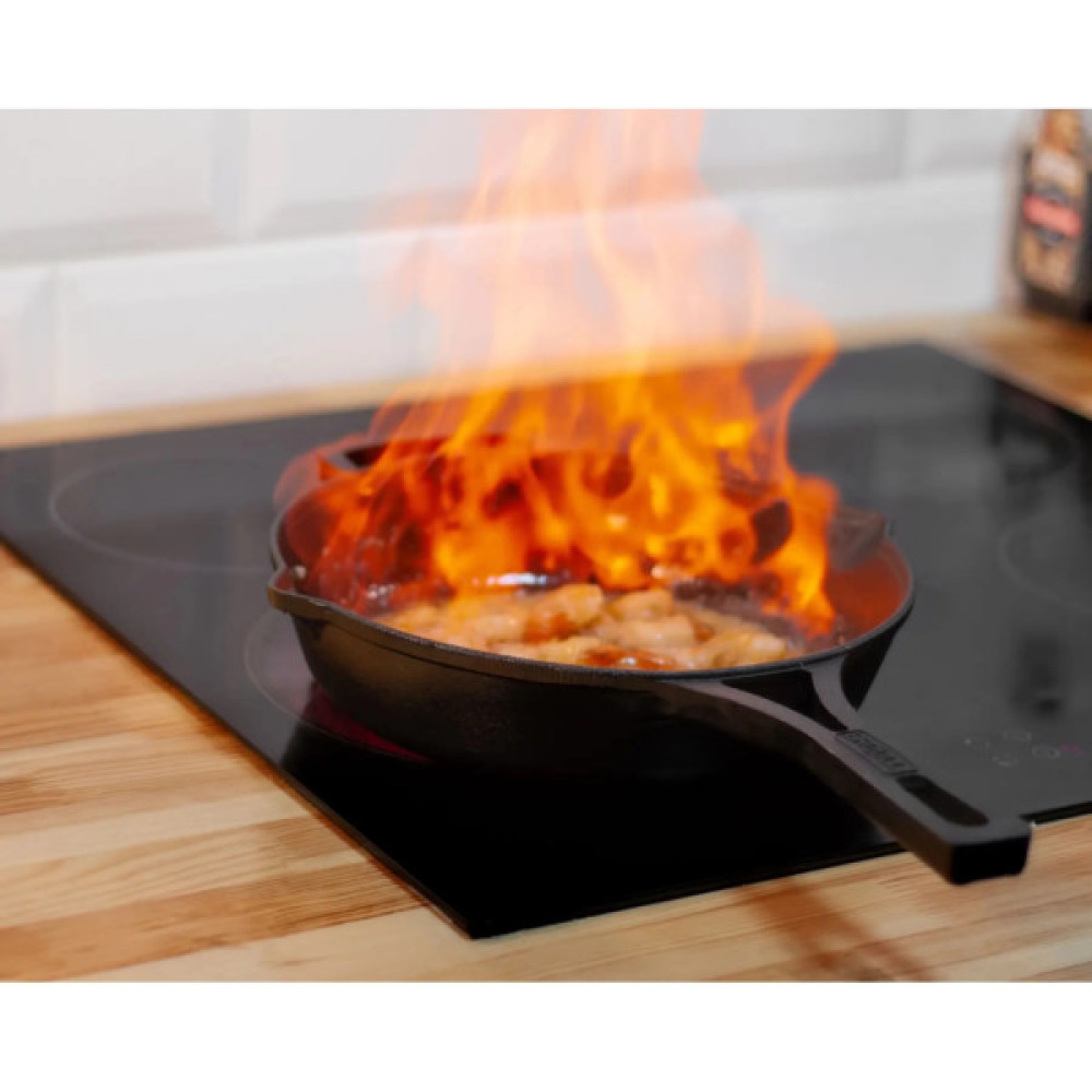 Сковорода Brizoll Monolith чавунна з литою ручкою 240х60 мм (M2460P)