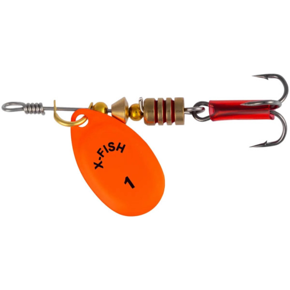 Блешня X-Fish Stark 2.5g 1 Nikel UV orange (1917.07.32)