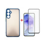 Чохол до мобільного телефона Dengos Samsung Galaxy A55 5G + Glass Blue (DG-KM-93) Чохол до мобільного телефона Dengos Samsung Galaxy A55 5G + Glass Blue (DG-KM-93)