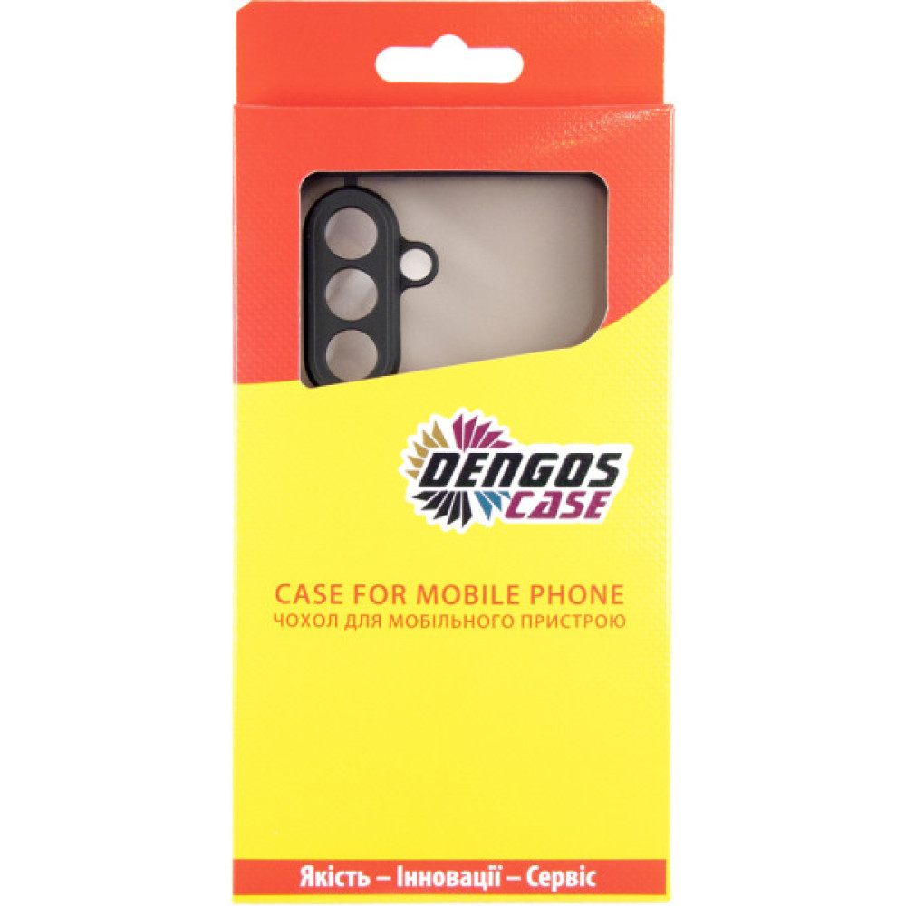 Чохол до мобільного телефона Dengos Matte Samsung Galaxy A36 5G (Black) (DG-TPU-MATT-165)