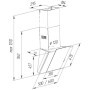 Витяжка кухонна Pyramida NR-MV 60 SYE-26 WH Витяжка кухонна Pyramida NR-MV 60 SYE-26 WH