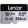 Карта пам'яті Lexar 256GB microSDXC class 10 UHS-I U3 V30 A2 Professional Silver (LMSSIPL256G-BNANG)