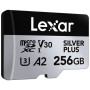 Карта пам'яті Lexar 256GB microSDXC class 10 UHS-I U3 V30 A2 Professional Silver (LMSSIPL256G-BNANG)