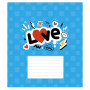 Зошит Школярик Love 12 аркушів клітинка (012-3364K)