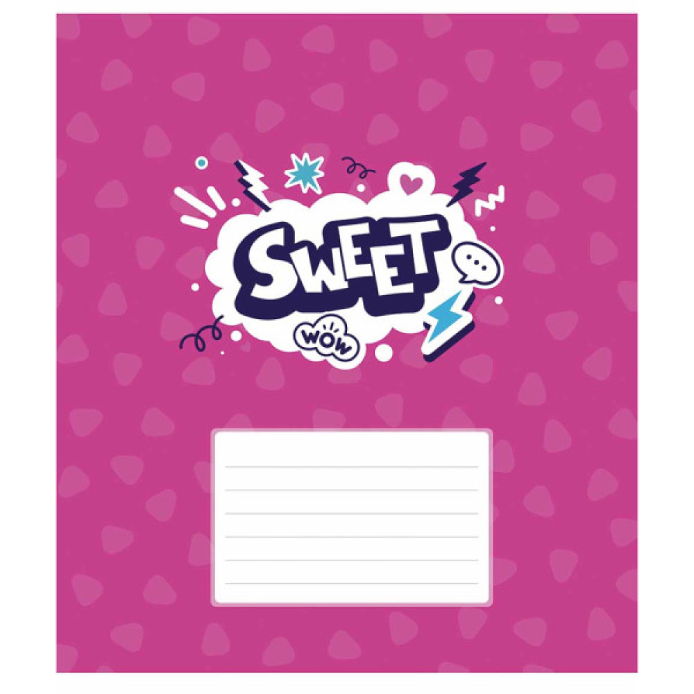 Зошит Школярик Love 12 аркушів клітинка (012-3364K)