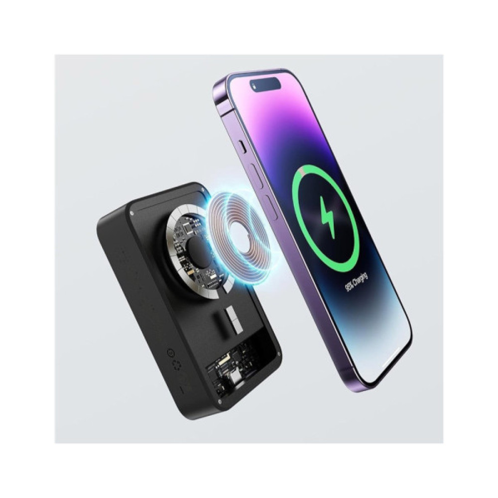 Батарея універсальна Baseus Magnetic Mini Wireless 20000mAh 20W, Black (PPCX150001)