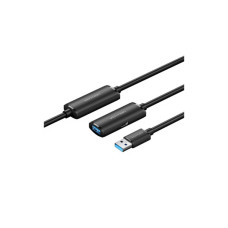 Дата кабель USB 3.0 AM/AF 5.0m Active black Vention (CBMBJ)