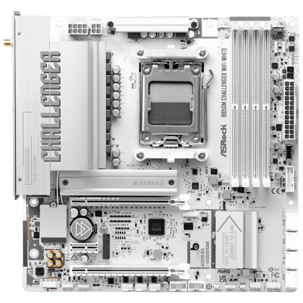 ASROCK B850M CHALLENGER WIFI WHITE