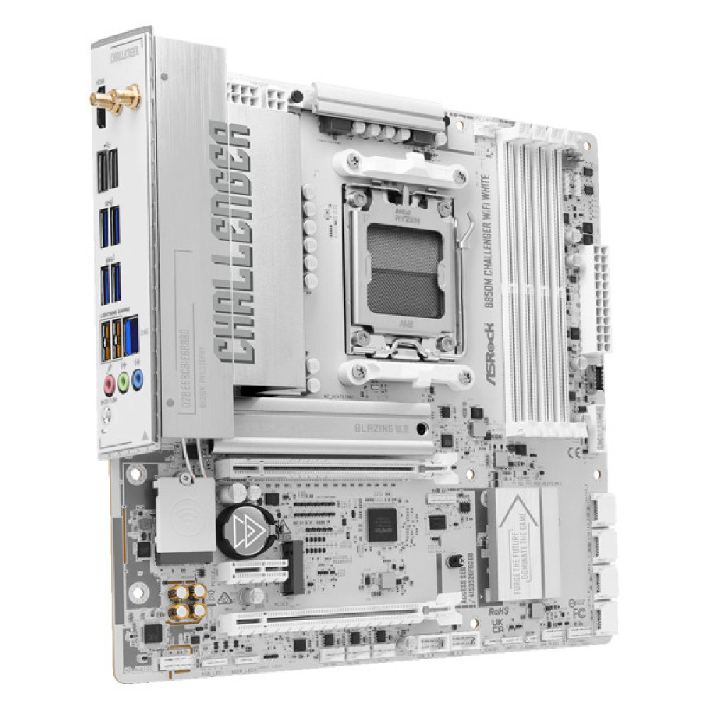 ASROCK B850M CHALLENGER WIFI WHITE