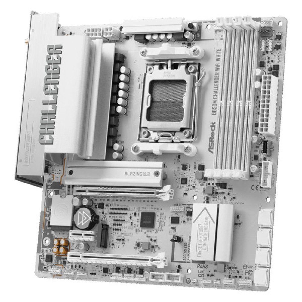 ASROCK B850M CHALLENGER WIFI WHITE