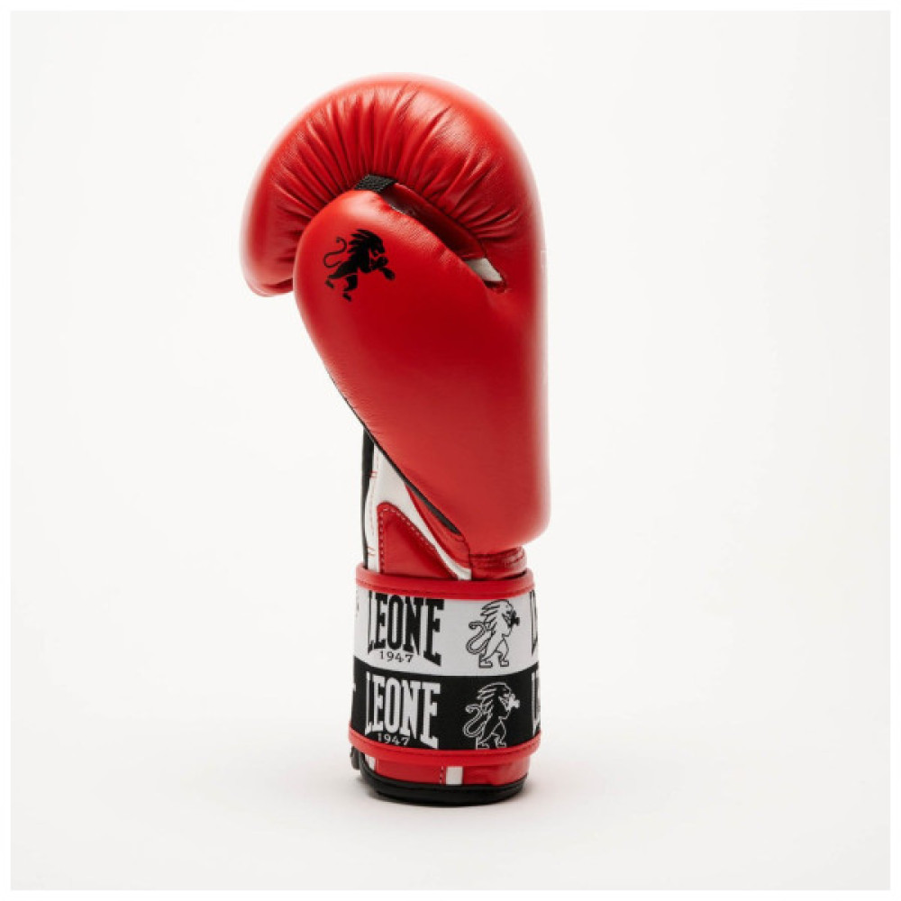 Боксерські рукавички Leone GN208 Iconic Red 10 унцій (GN208_Red_10oz)