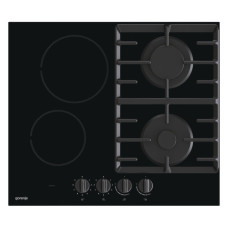 Варильна поверхня Gorenje комбінована (2 газ + 2 склокерам. ), 60см, чорний