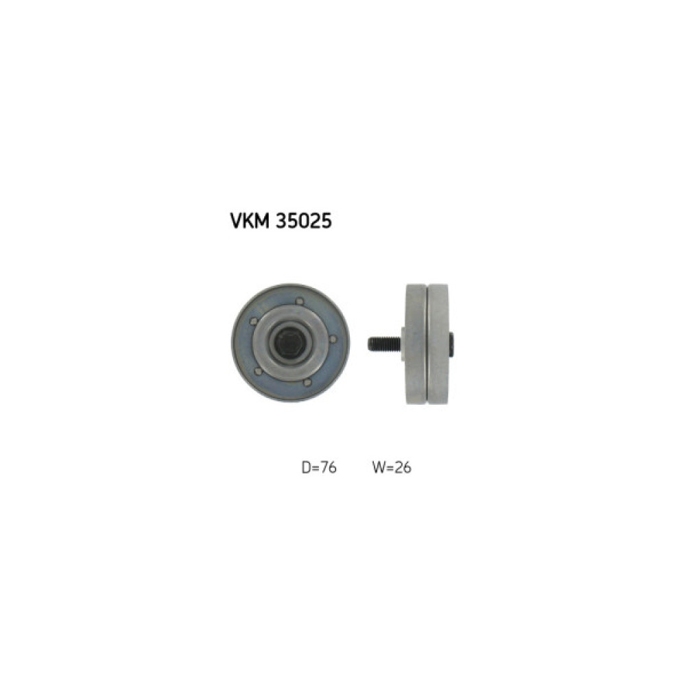 Ролик натягувача ременя SKF VKM 35025 Ролик натягувача ременя SKF VKM 35025
