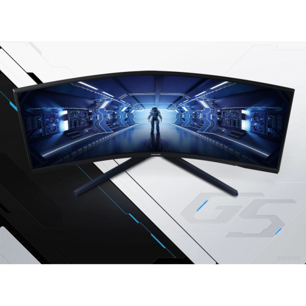 Монітор Samsung 34" Odyssey G5 C34G55TWW D-Sub, 2xHDMI, DP, VA, 3440x1440, 21:9, 165Hz, 1ms, CURVED