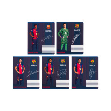 Зошит Kite FC Barcelona, 18 аркушів, клітинка (BC25-236)