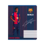 Зошит Kite FC Barcelona, 18 аркушів, клітинка (BC25-236)