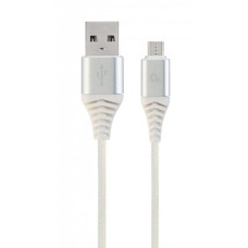 Дата кабель USB 2.0 AM to Micro 5P 1.0m Cablexpert (CC-USB2B-AMmBM-1M-BW2)