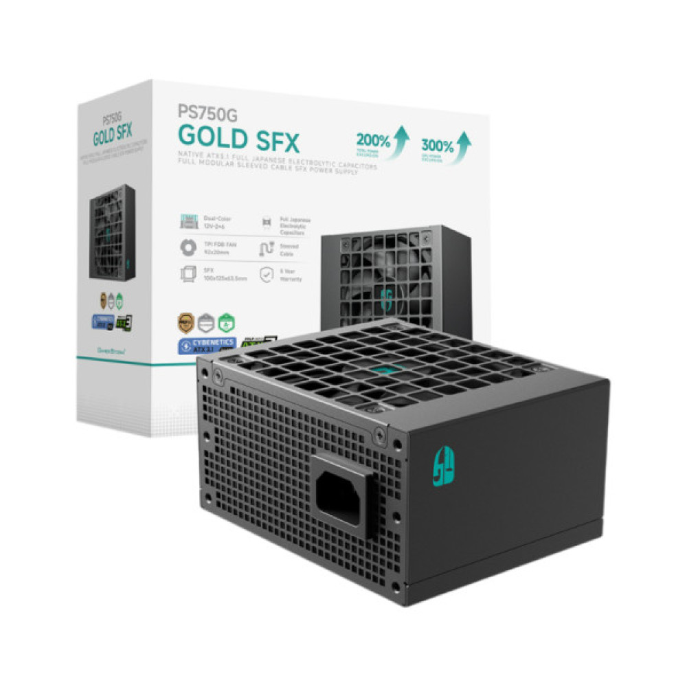 Блок живлення Deepcool 750W GamerStorm PS750G (R-PS750G-FE0B-JGEU)