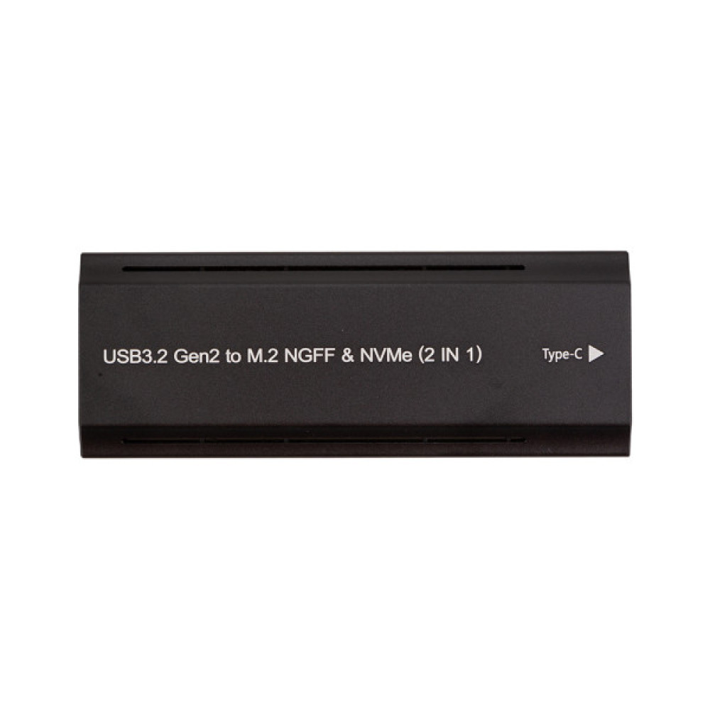 Кишеня зовнішня PowerPlant SSD M.2 PCIe NGFF/NVMe USB3.2, 20Gbps, RGB (HC380527)