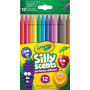 Олівці кольорові Crayola Silly Scents Твістщо викручуються (washable) з ароматом, 12 (256357.024) Олівці кольорові Crayola Silly Scents Твістщо викручуються (washable) з ароматом, 12 (256357.024)