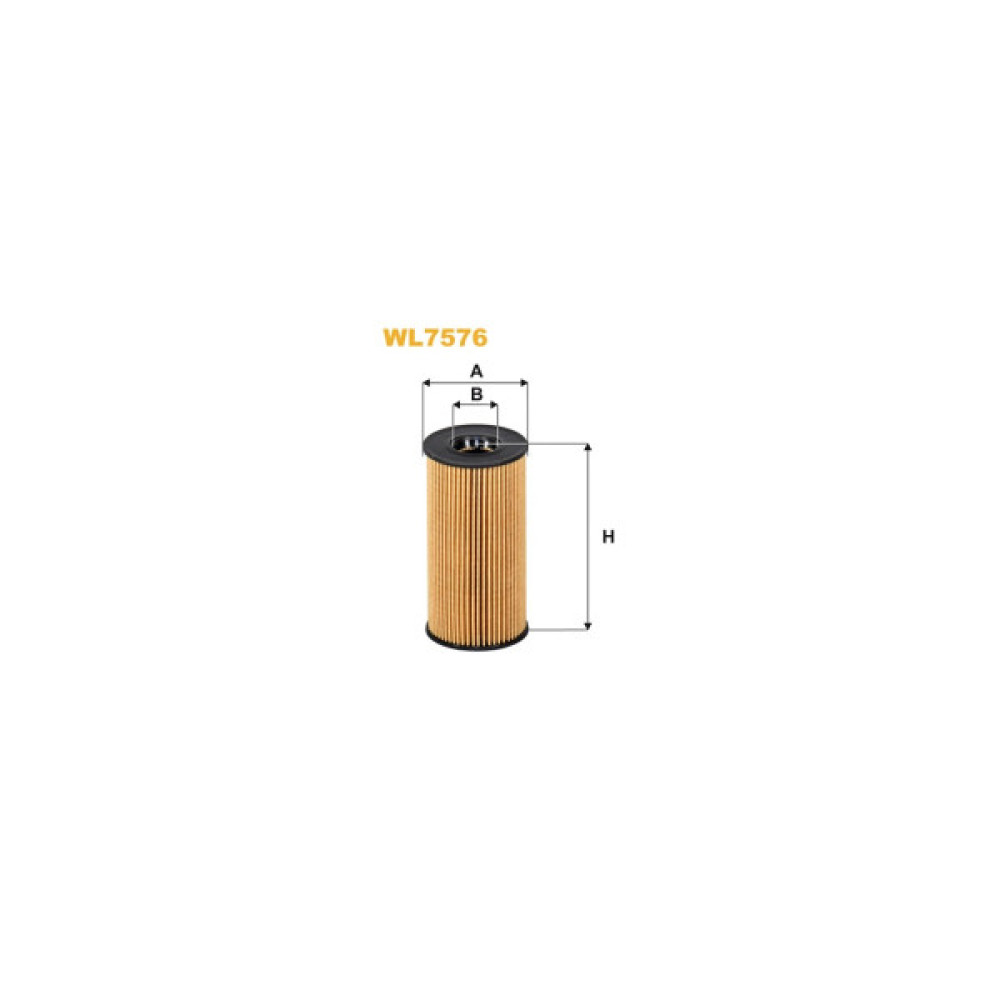 Фільтр масляний Wixfiltron WL7576 Фільтр масляний Wixfiltron WL7576