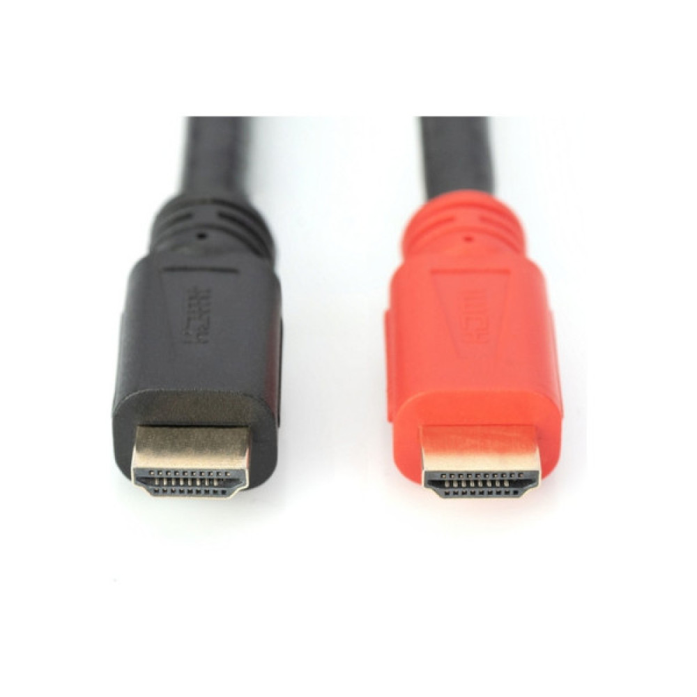 Кабель мультимедійний HDMI M to HDMI M 20.0m Amplifier Digitus (AK-330118-200-S)