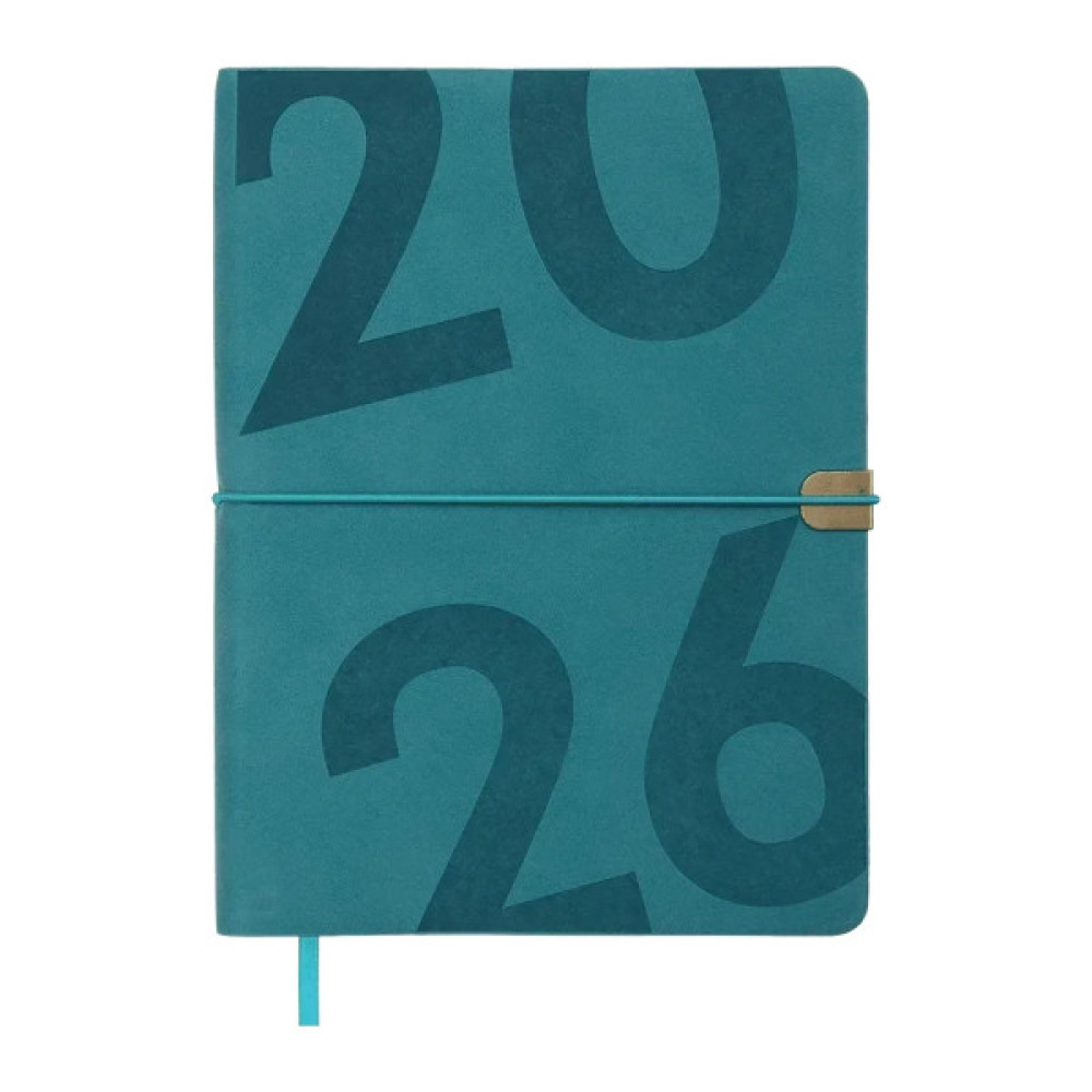 Тижневик Buromax датований 2026 BEST, А5 бірюзовий (BM.2126-06)