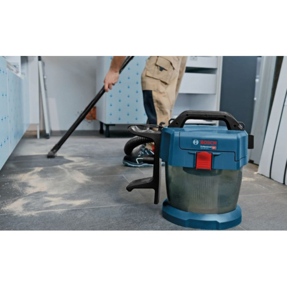 Пилосос професійний акумуляторний Bosch Professional GAS 18V-10 L, 18В, 90мБар, без АКБ та ЗП