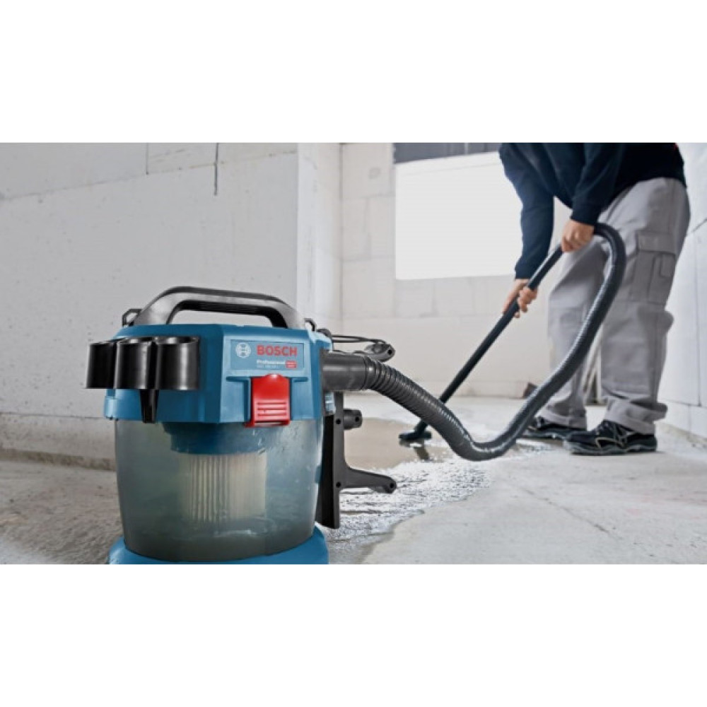 Пилосос професійний акумуляторний Bosch Professional GAS 18V-10 L, 18В, 90мБар, без АКБ та ЗП