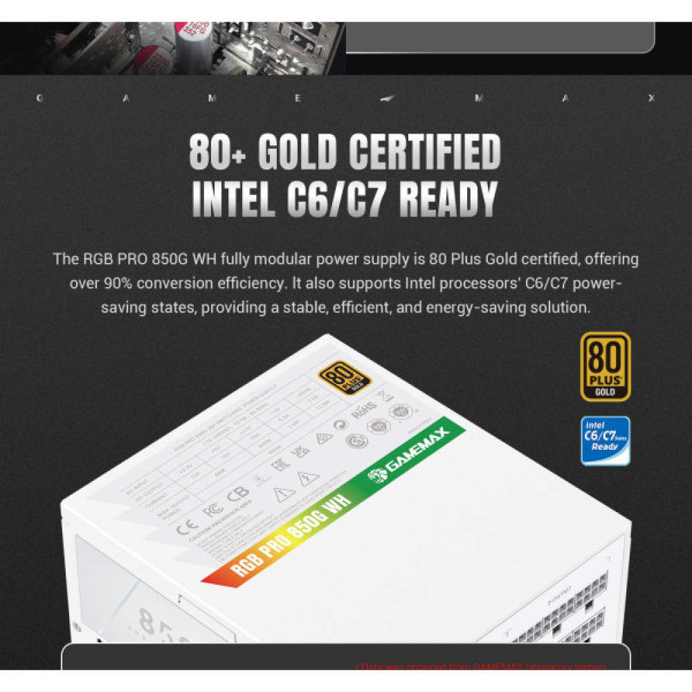 GAMEMAX RGB PRO 850G WH