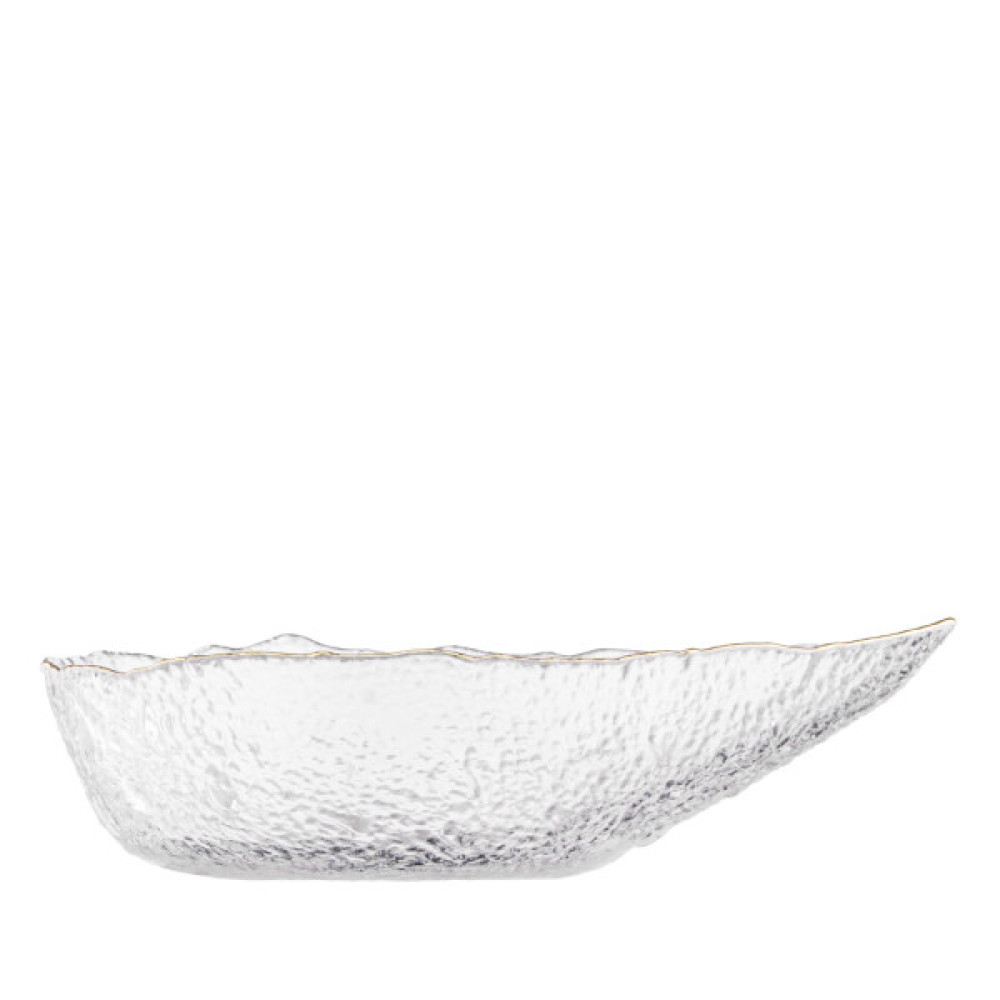Салатник ARDESTO Leaf 21.5см, скло, прозорий (AR5009)