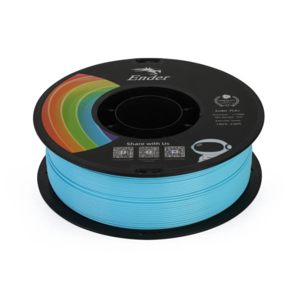 Пластик для 3D-принтера Creality PLA+ 1кг, 1.75мм, blue (3301010310)