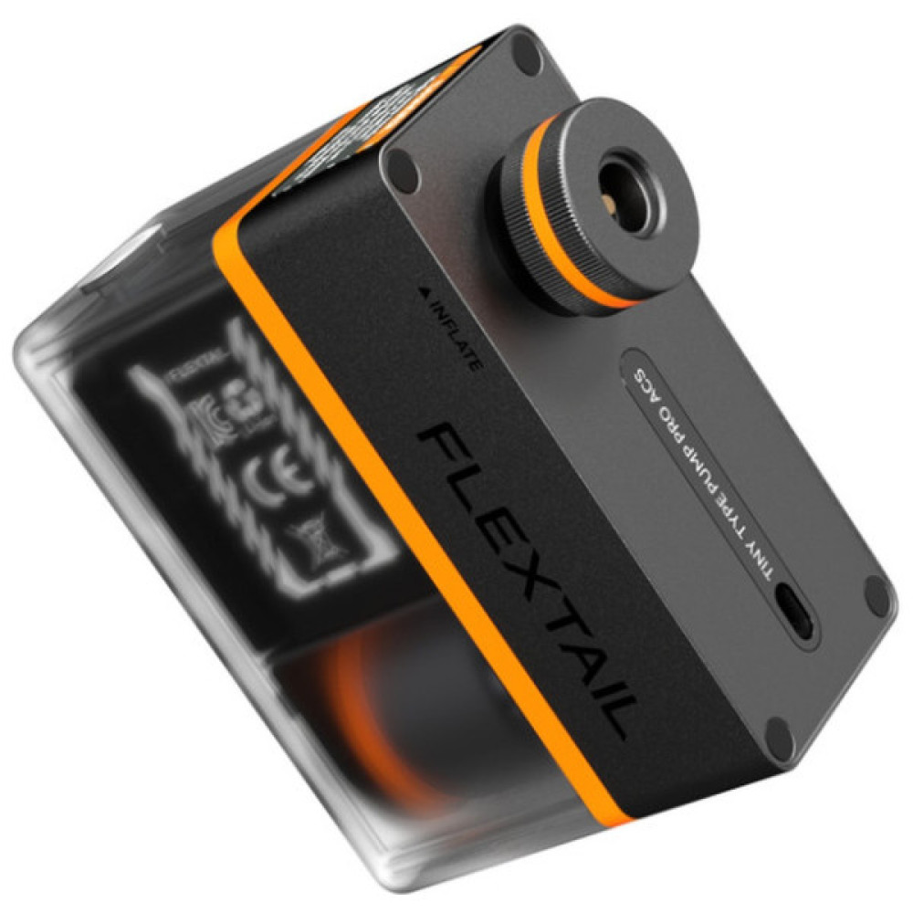 Задня велофара Flextail та міні насос 2 в 1 Tiny Tire Pump ACS, чорний (6975755966342)