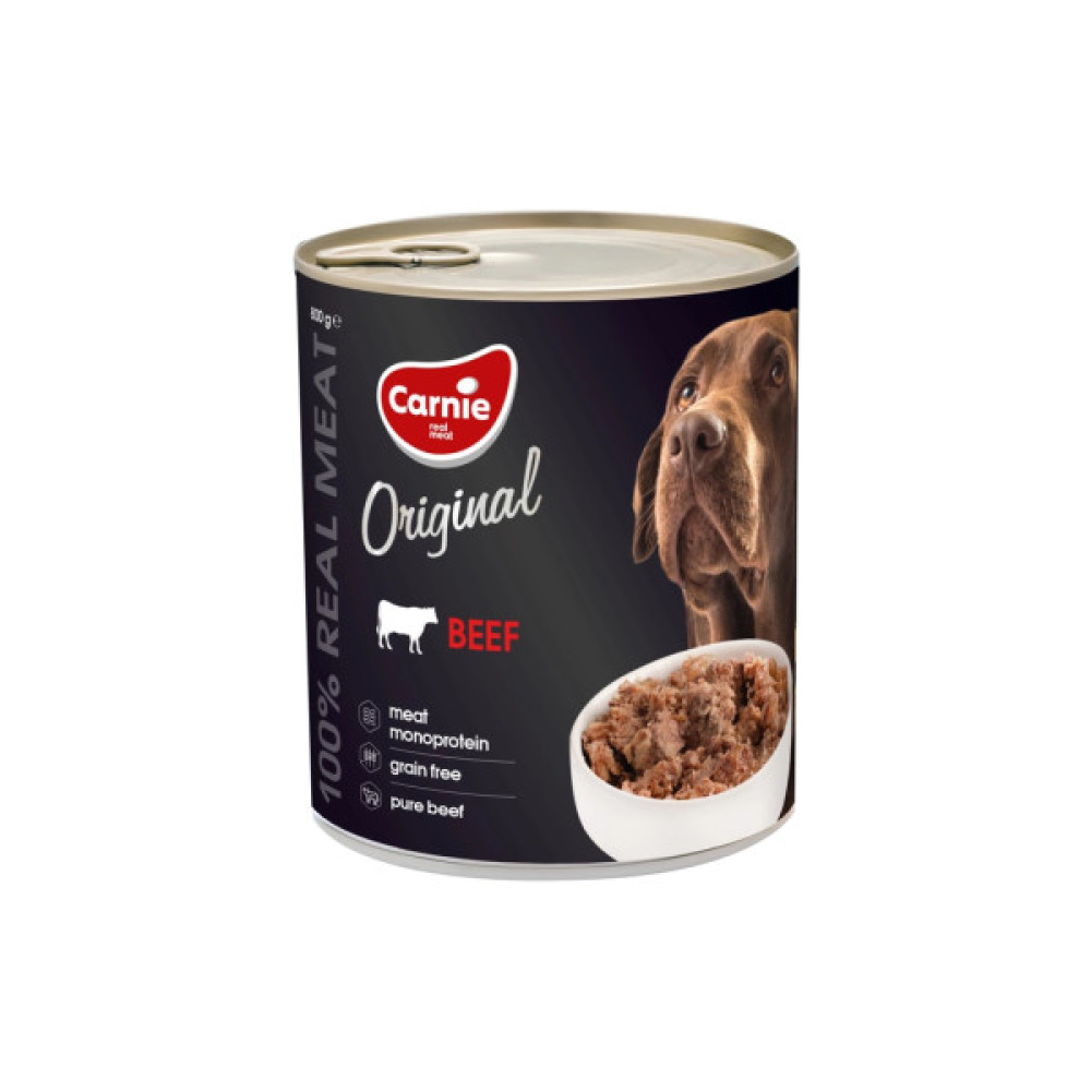 Консерви для собак Carnie Original Mono Protein Яловичина 800 г (4820255193465)