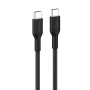 Кабель USB-C > USB-C заряджання/синхронізації Belkin 1м, 240Вт, Type-C, плетений, чорний
