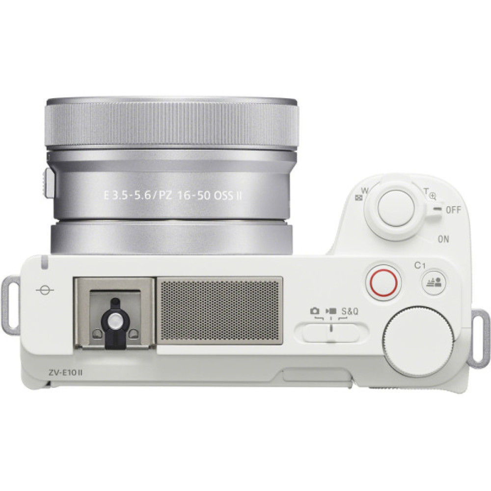 Цифровий фотоапарат Sony Alpha ZV-E10M2 kit 16-50mm White (ZVE10M2KW.CEC)