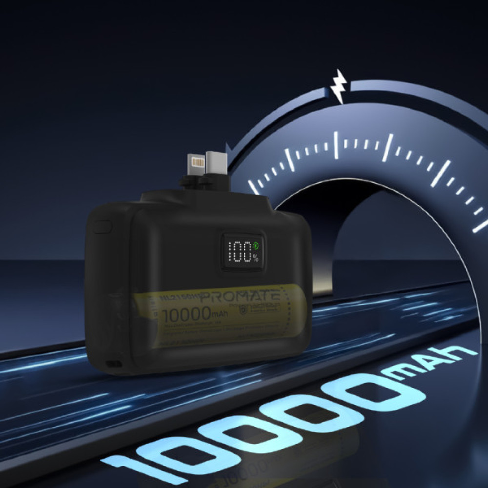 Батарея універсальна Promate 10000mAh PD/20W (powerup-10duo.black)