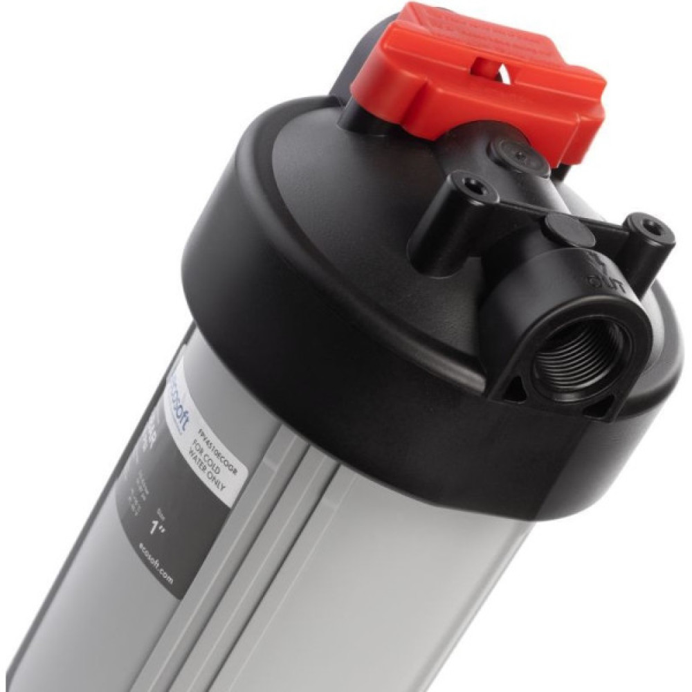 Фільтр магістральний Ecosoft ВВ10, підключення 1", 2 ущільнювальні кільця, без картриджа