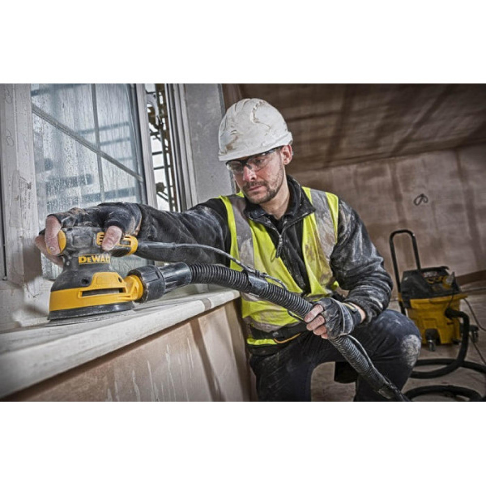 Шліфмашина ексцентрикова DeWalt 280Вт 8000-12000об/хв 125мм амплітуда 2.6мм 1.28кг